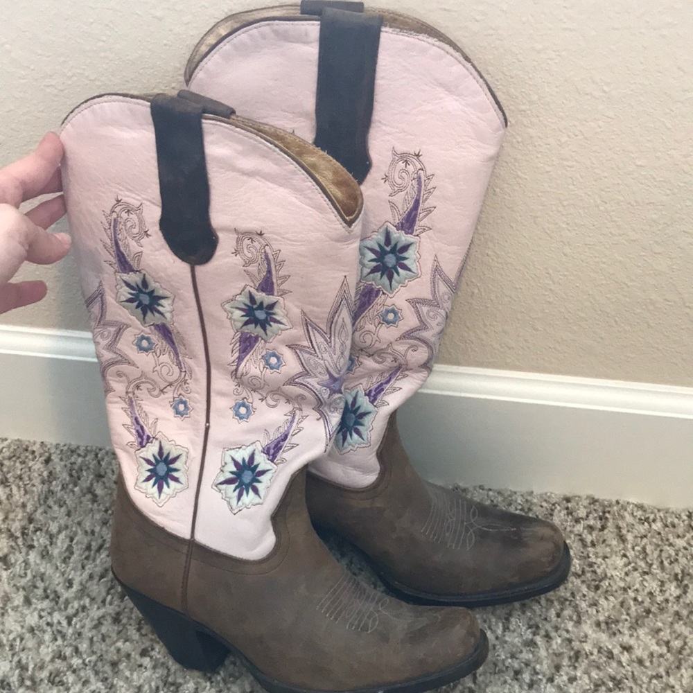 Sonora by Double H made in Mexico women’s western boot 7M great condition